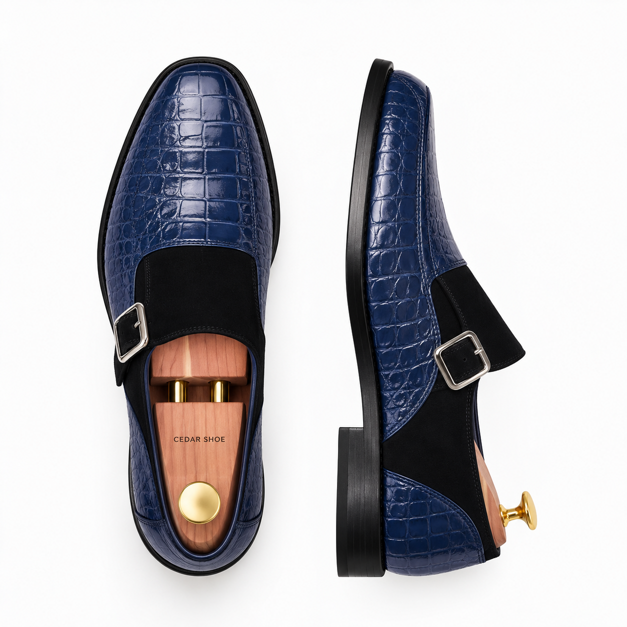 Snake Embossed Dress Shoes