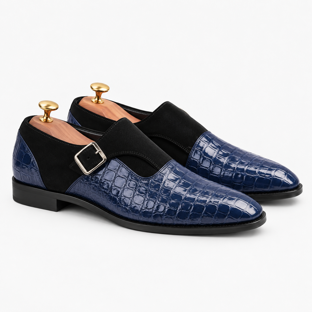 Snake Embossed Dress Shoes