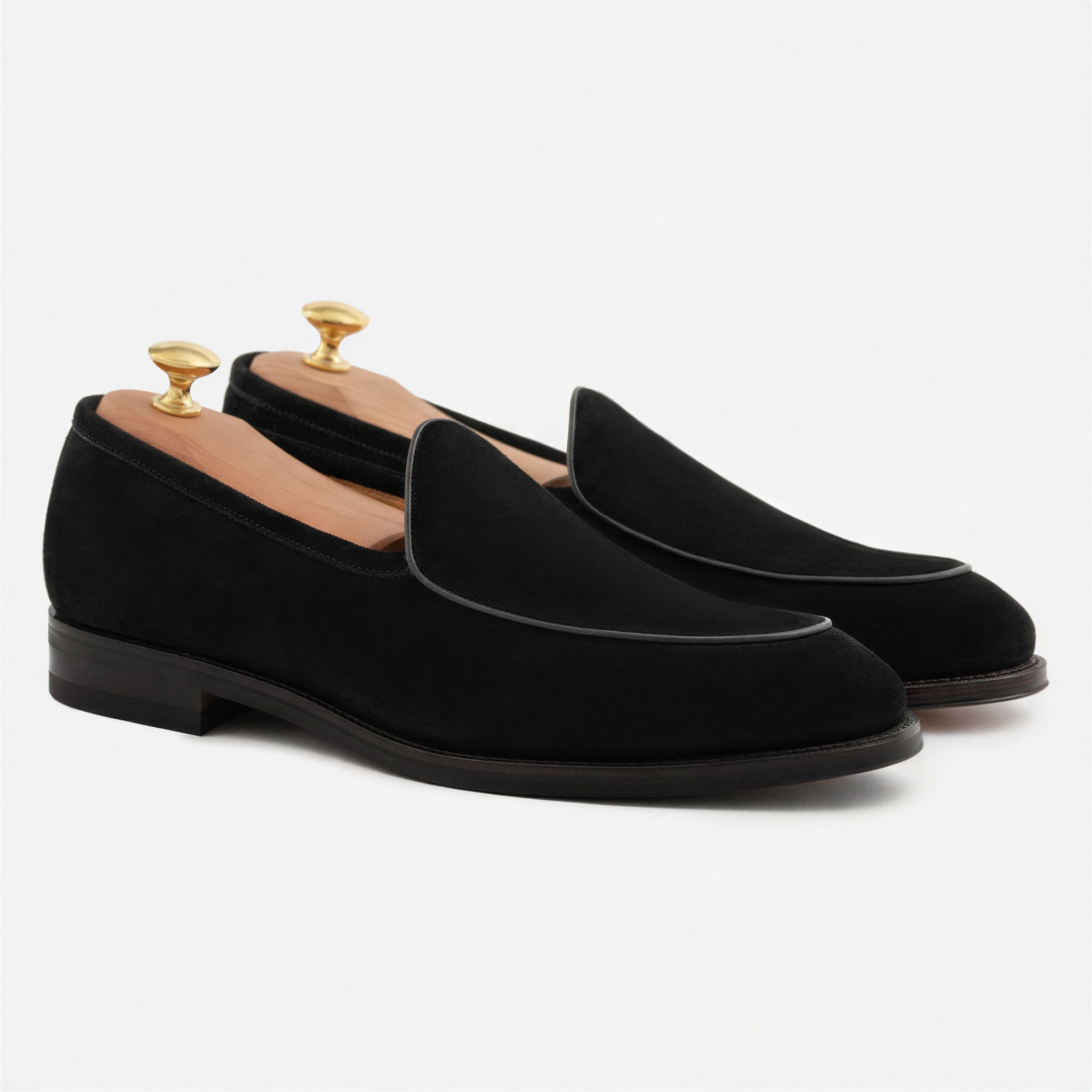Vincent Men's Belgian Suede Loafers
