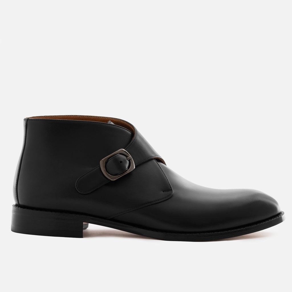 Men’s Gregory Buckle Boots in Premium Full-Grain Leather