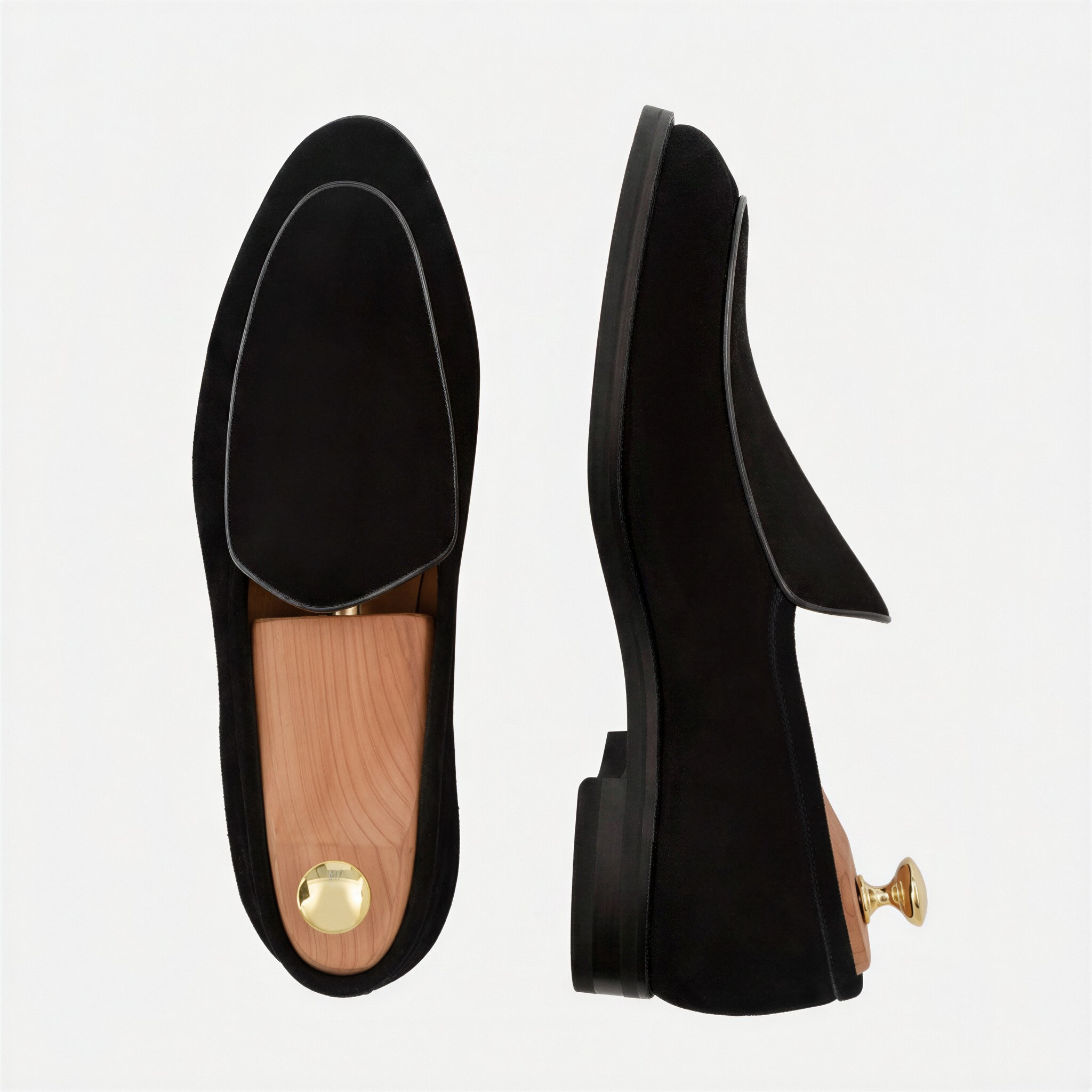 Vincent Men's Belgian Suede Loafers