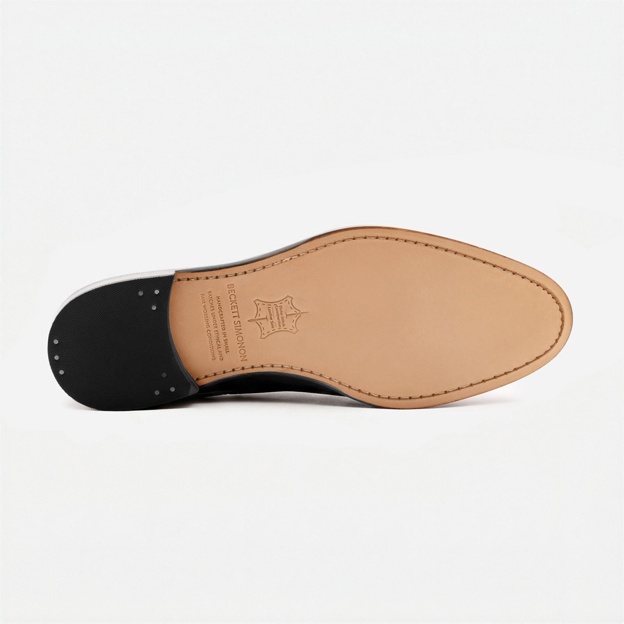 Langford Men's Pebbled Leather Wholecut Loafers