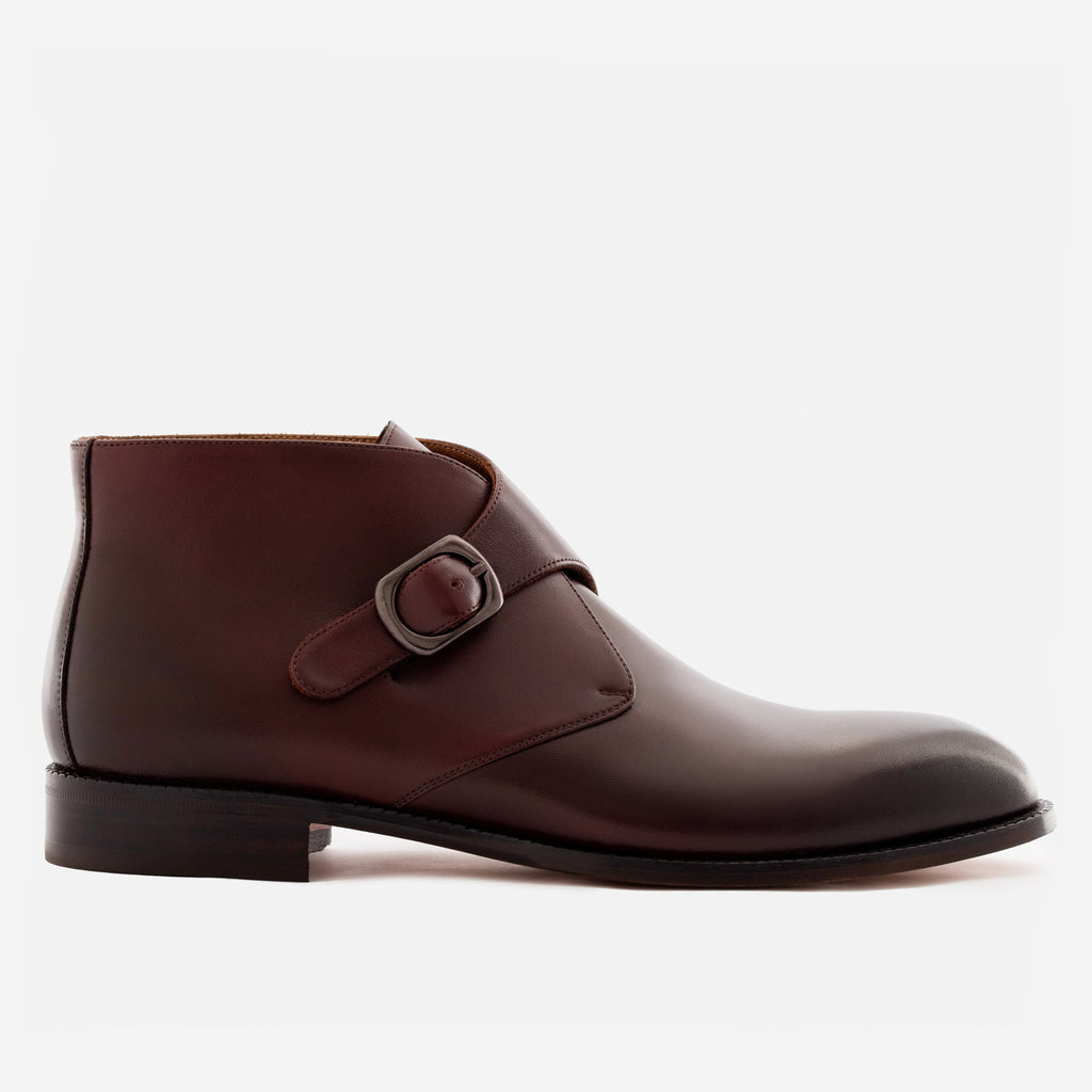 Men’s Gregory Buckle Boots in Premium Full-Grain Leather