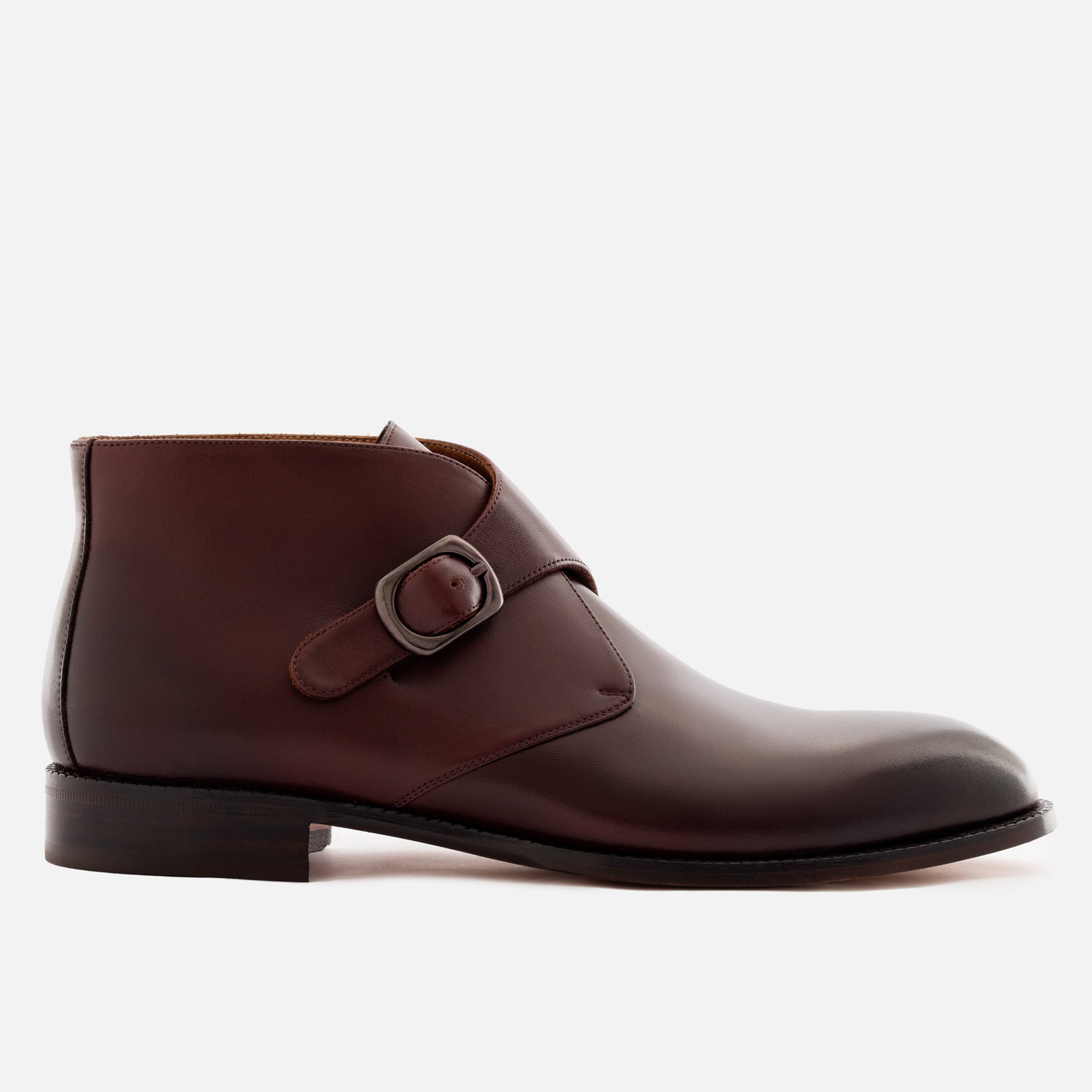 Men’s Gregory Buckle Boots in Premium Full-Grain Leather