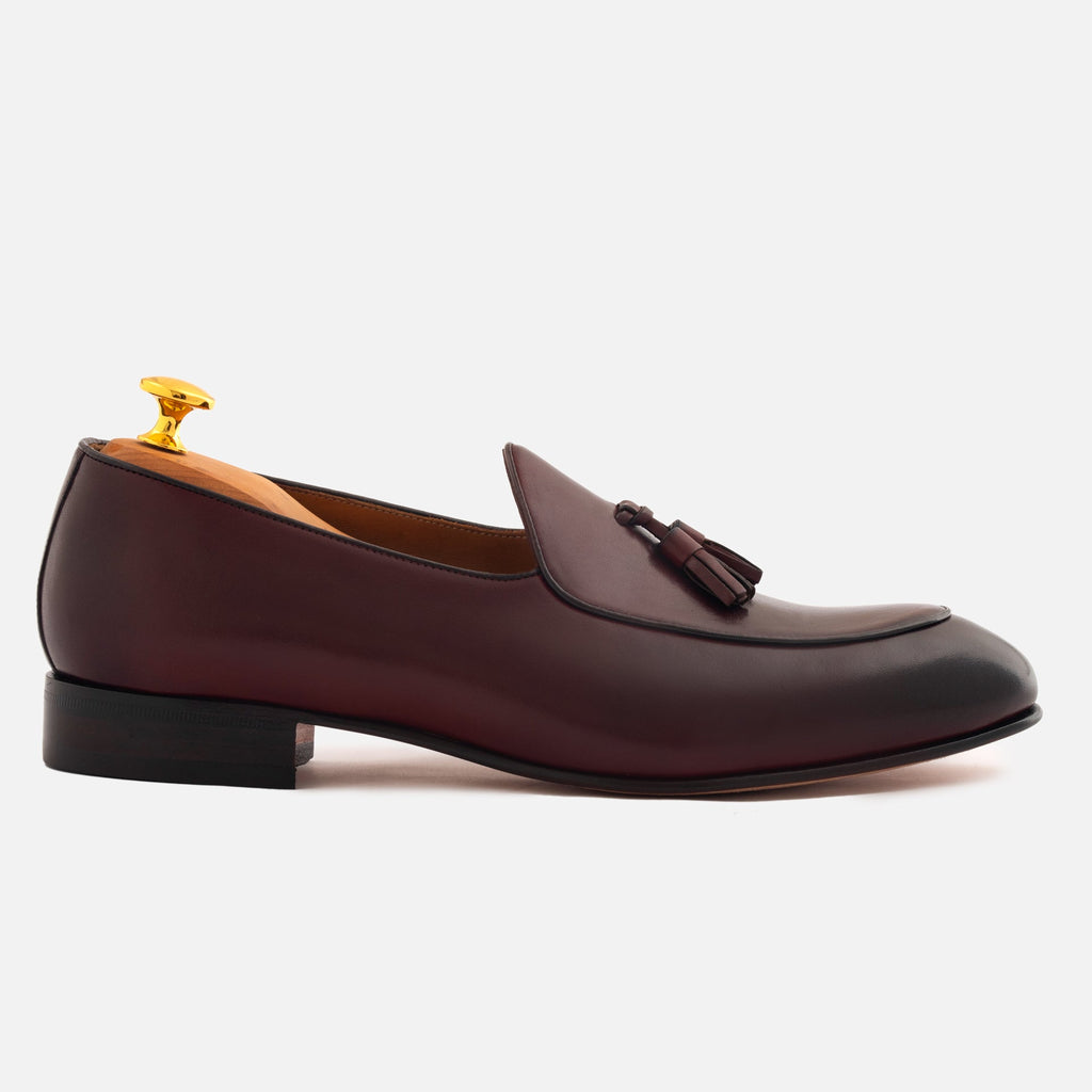 Perry Men's Belgian Loafer in Premium Full-Grain Leather