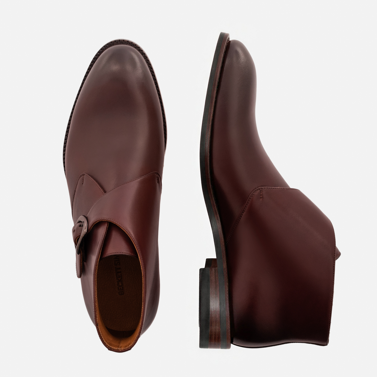 Men’s Gregory Buckle Boots in Premium Full-Grain Leather