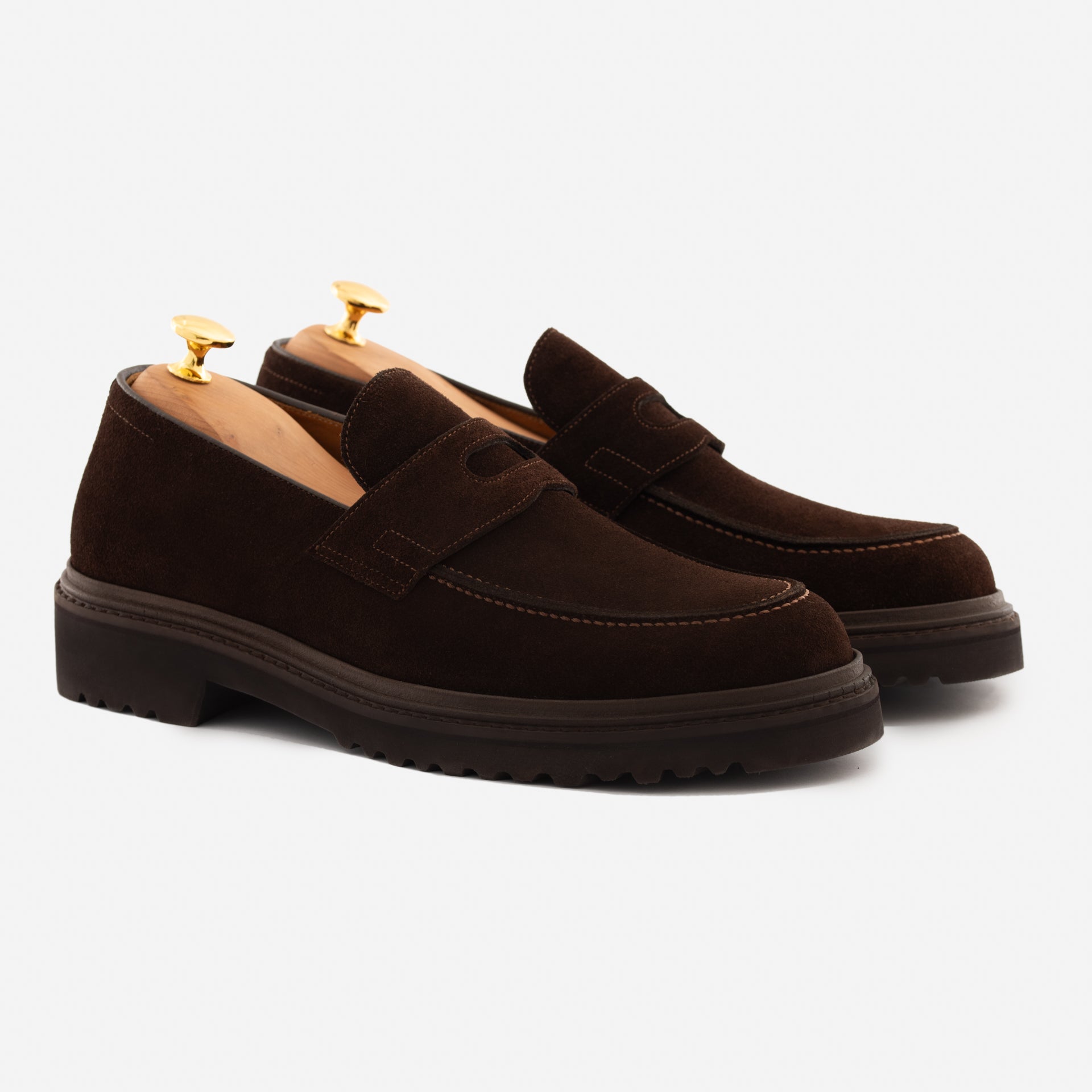 Fuentes Water-Repellent Suede Loafers for Men