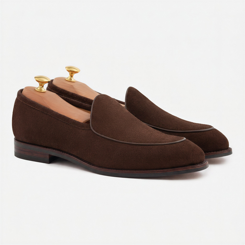 Vincent Men's Belgian Suede Loafers
