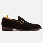 Archie Men’s Belted Loafers – Water-Repellent Suede