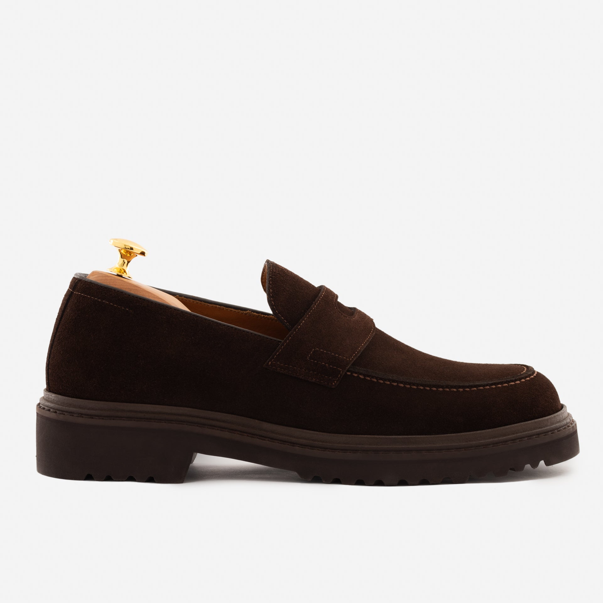 Fuentes Water-Repellent Suede Loafers for Men