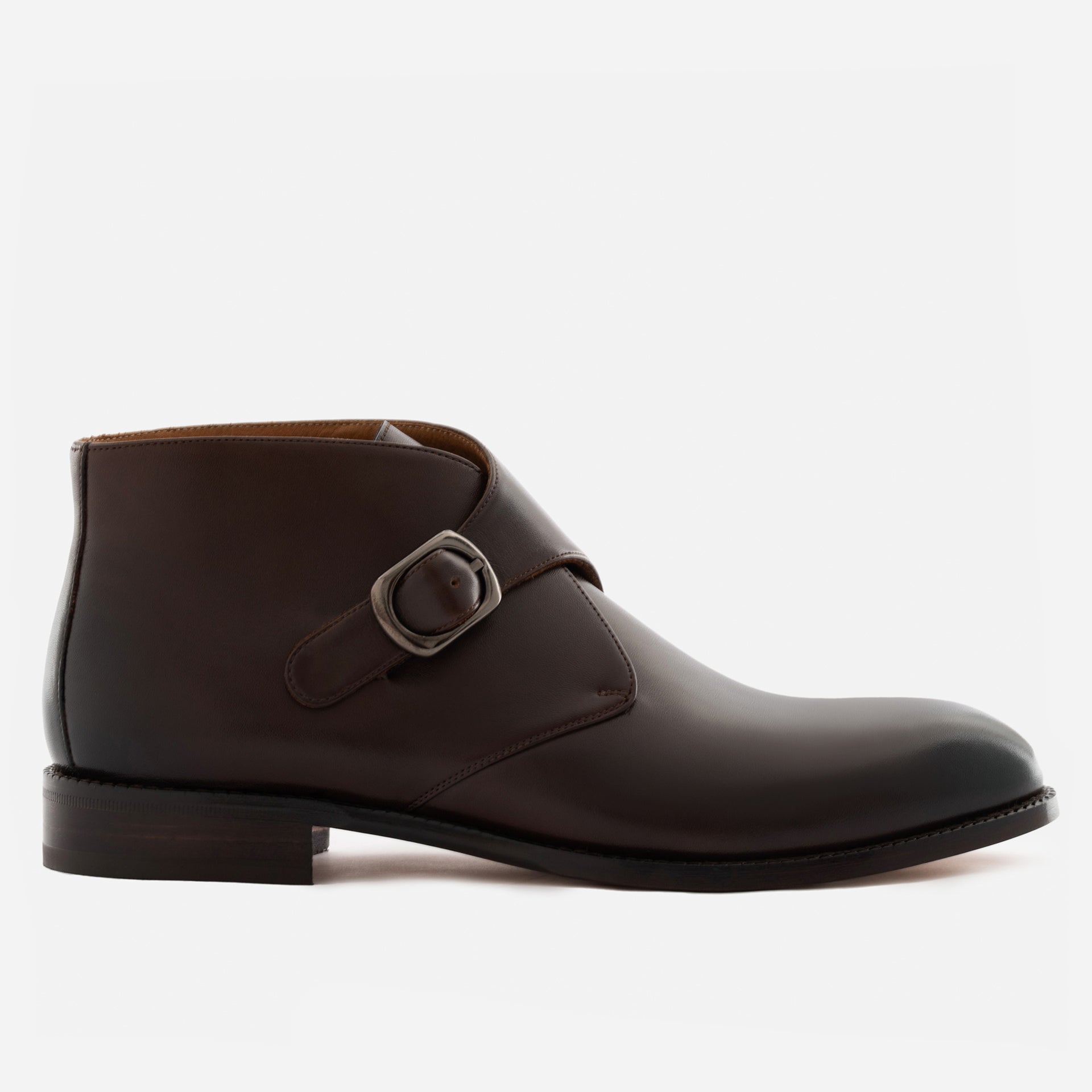 Men’s Gregory Buckle Boots in Premium Full-Grain Leather
