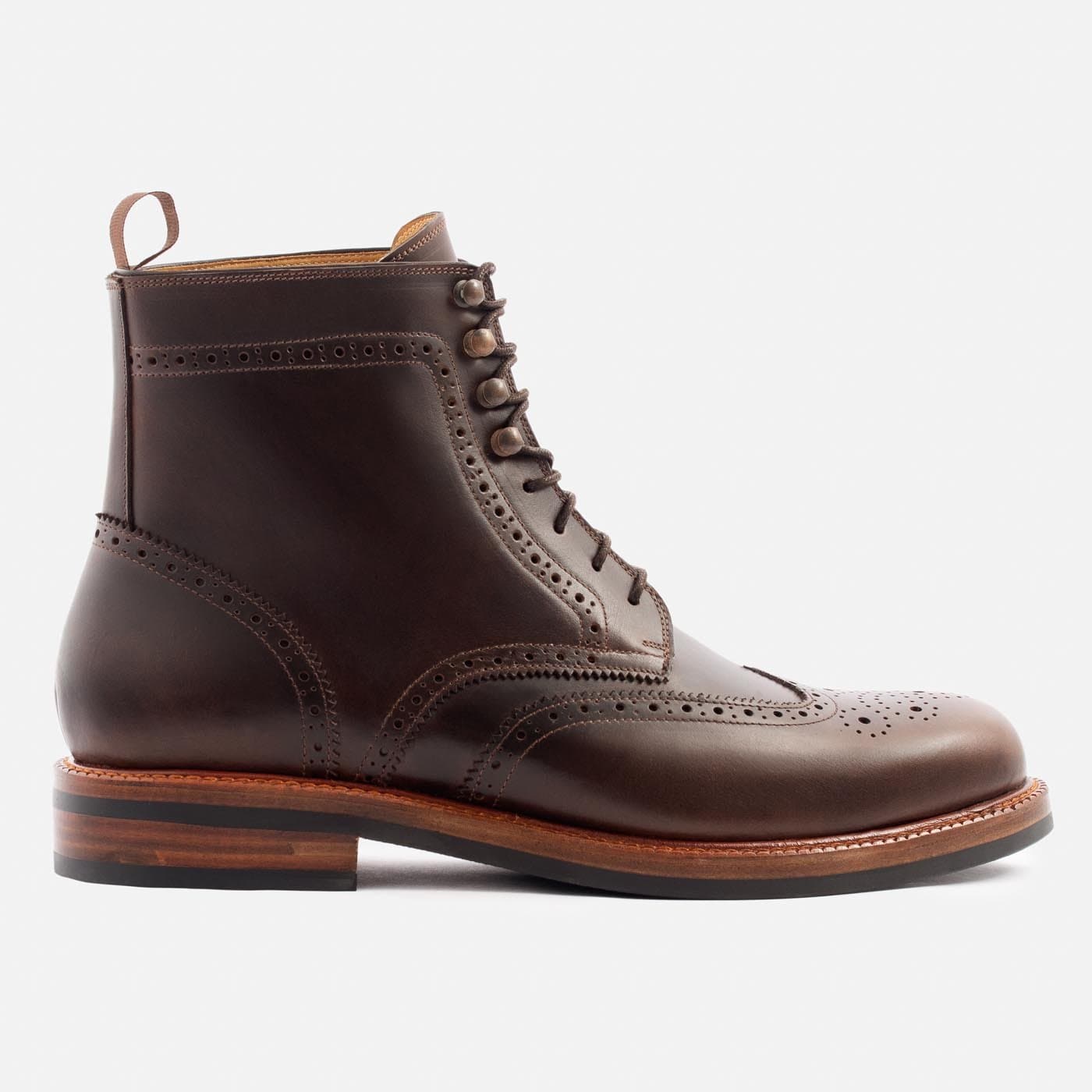 Nolan Men’s Pull-Up Brogue Boots