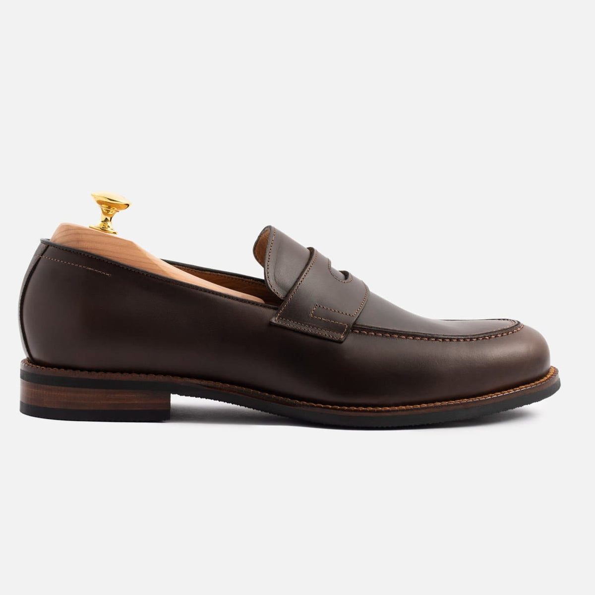 Anatomy of the Roy Loafer in Pull-Up Leather