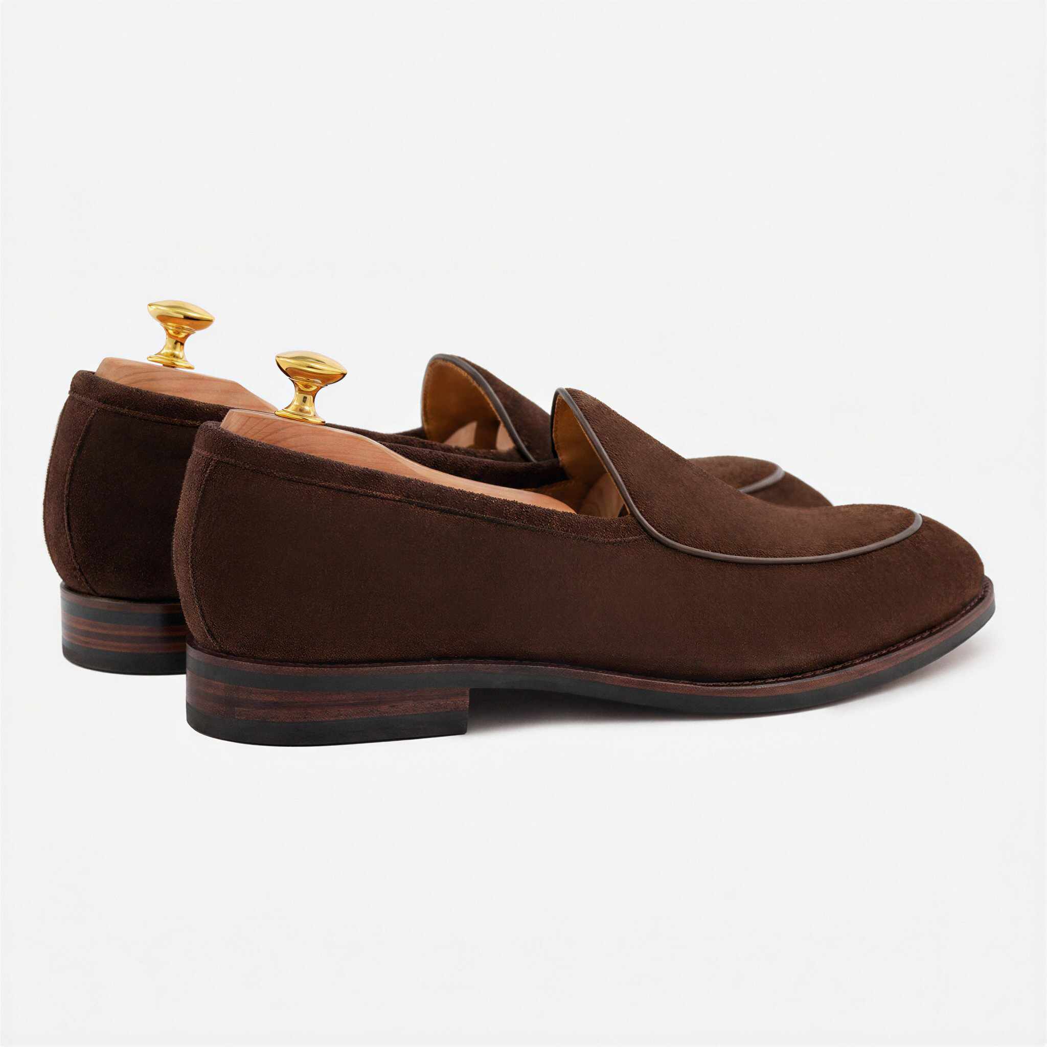 Vincent Men's Belgian Suede Loafers