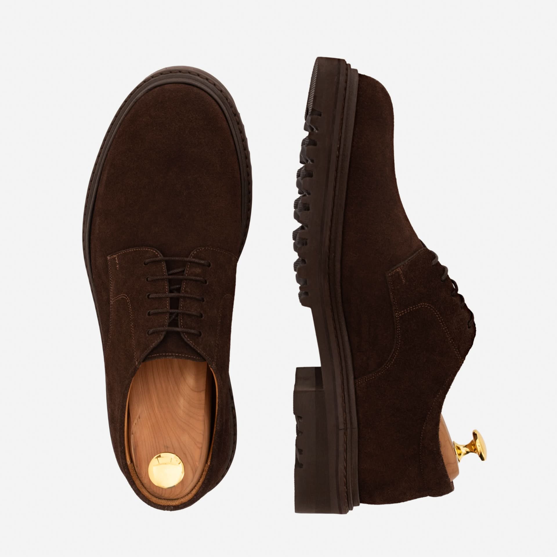 Palermo Derby - Water Repellent Suede - Men’s