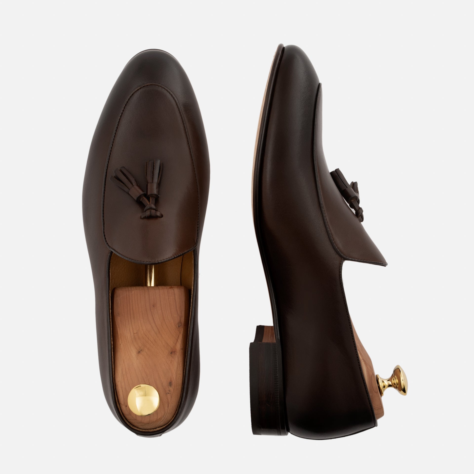 Perry Men's Belgian Loafer in Premium Full-Grain Leather