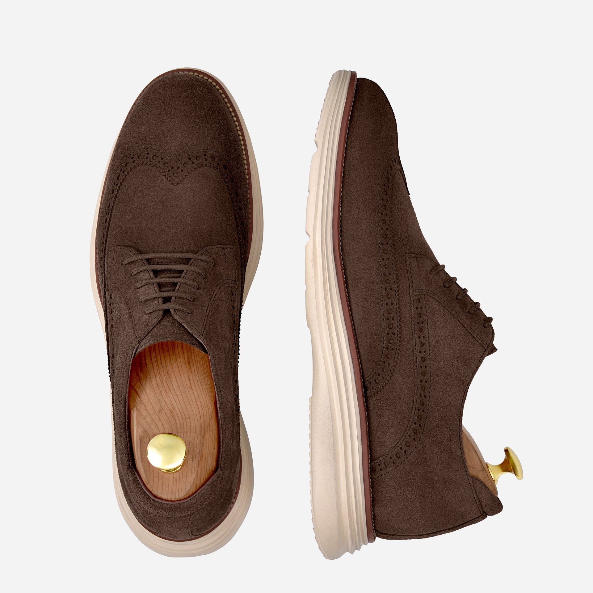 Redford Brogue Derbies - Suede - Men´s