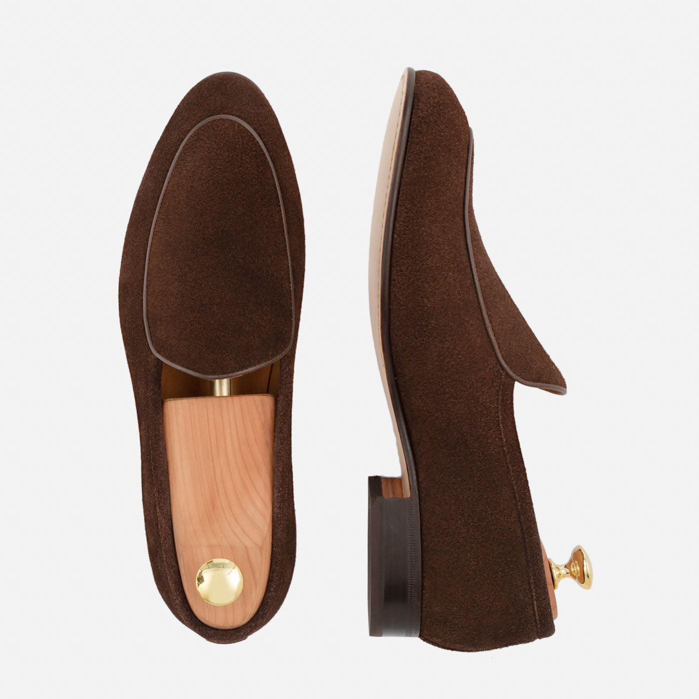 Vincent Men's Belgian Suede Loafers