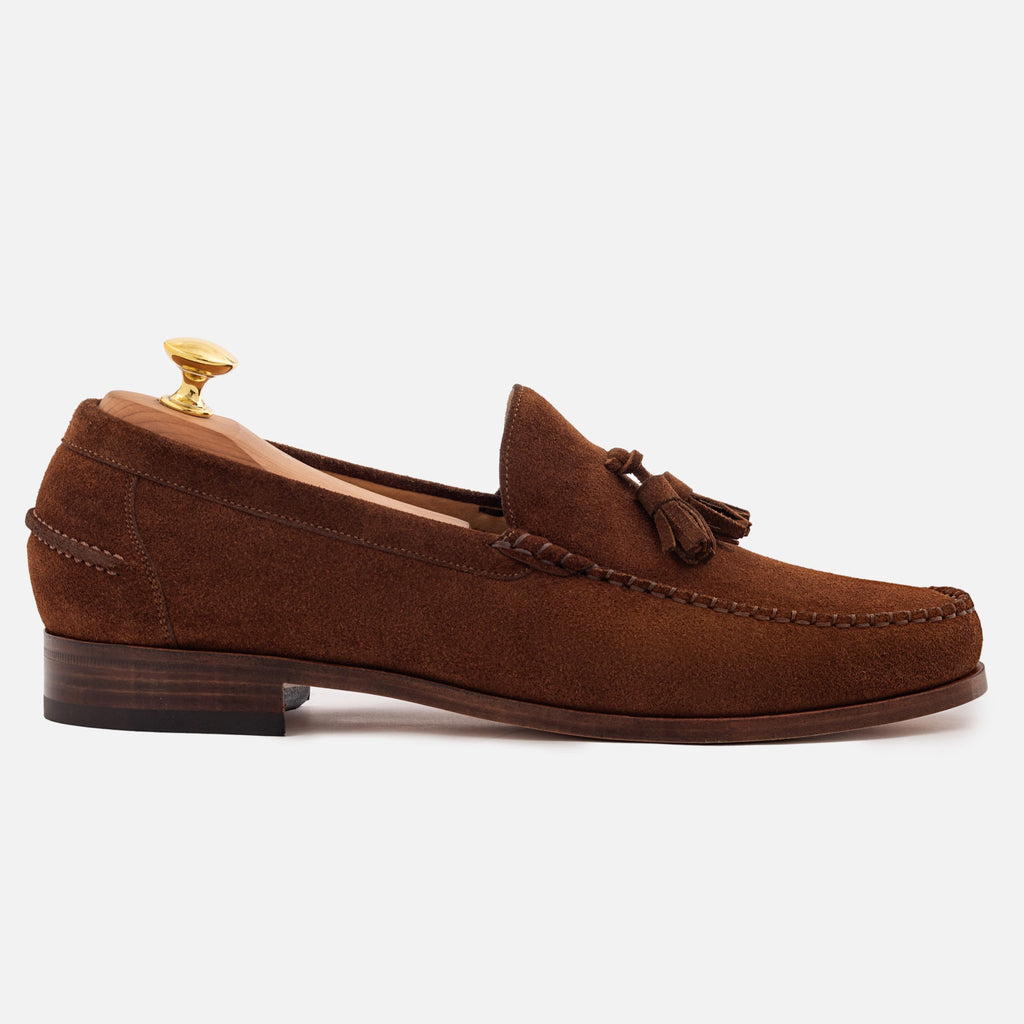 Lewis Men’s Water-Repellent Suede Tassel Loafers