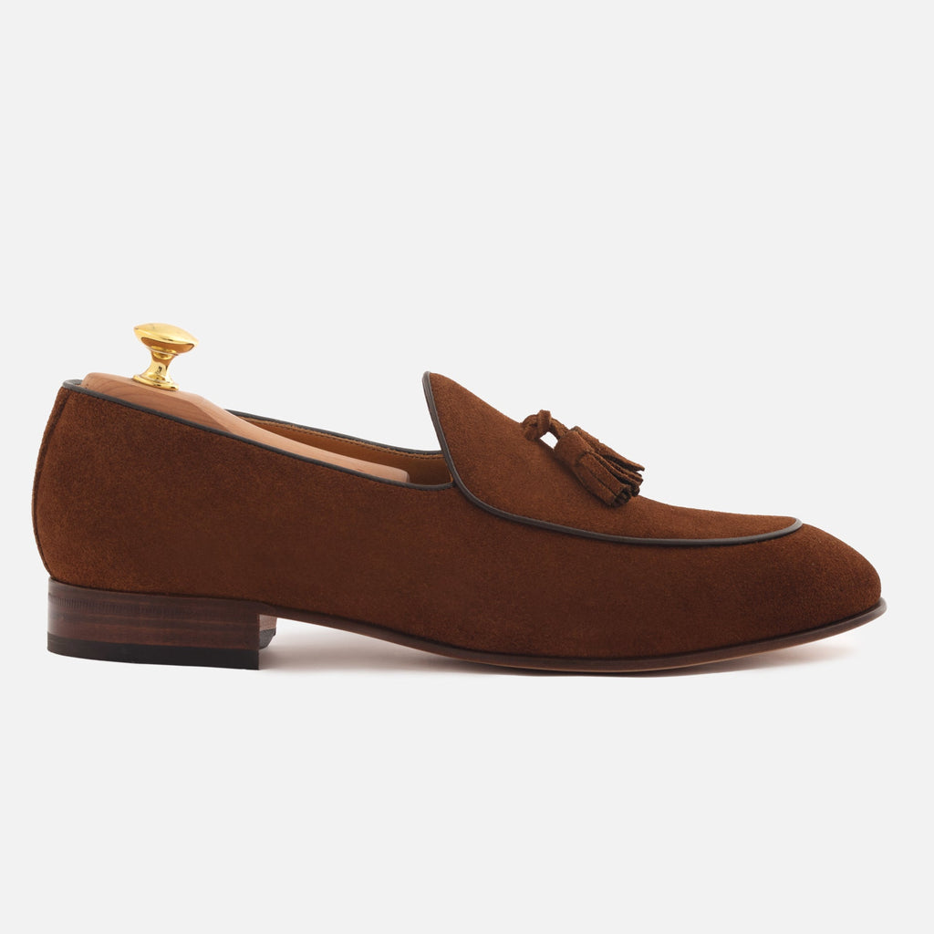 Perry Men’s Belgian Loafers in Water-Repellent Suede