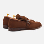 Archie Men’s Belted Loafers – Water-Repellent Suede