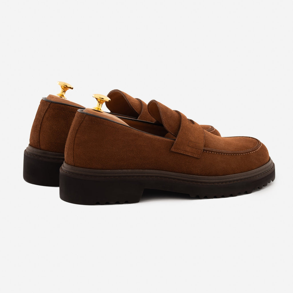 Fuentes Water-Repellent Suede Loafers for Men