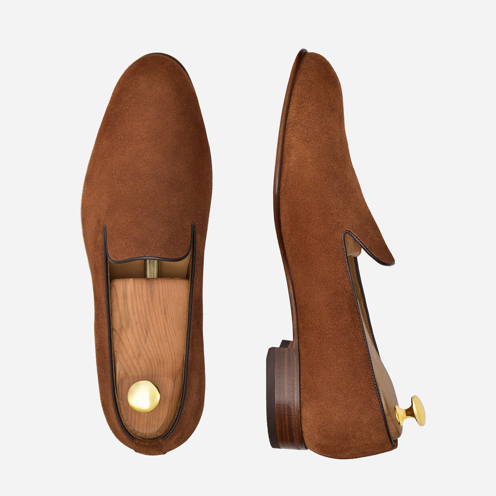 Men’s Langford Wholecut Suede Loafers