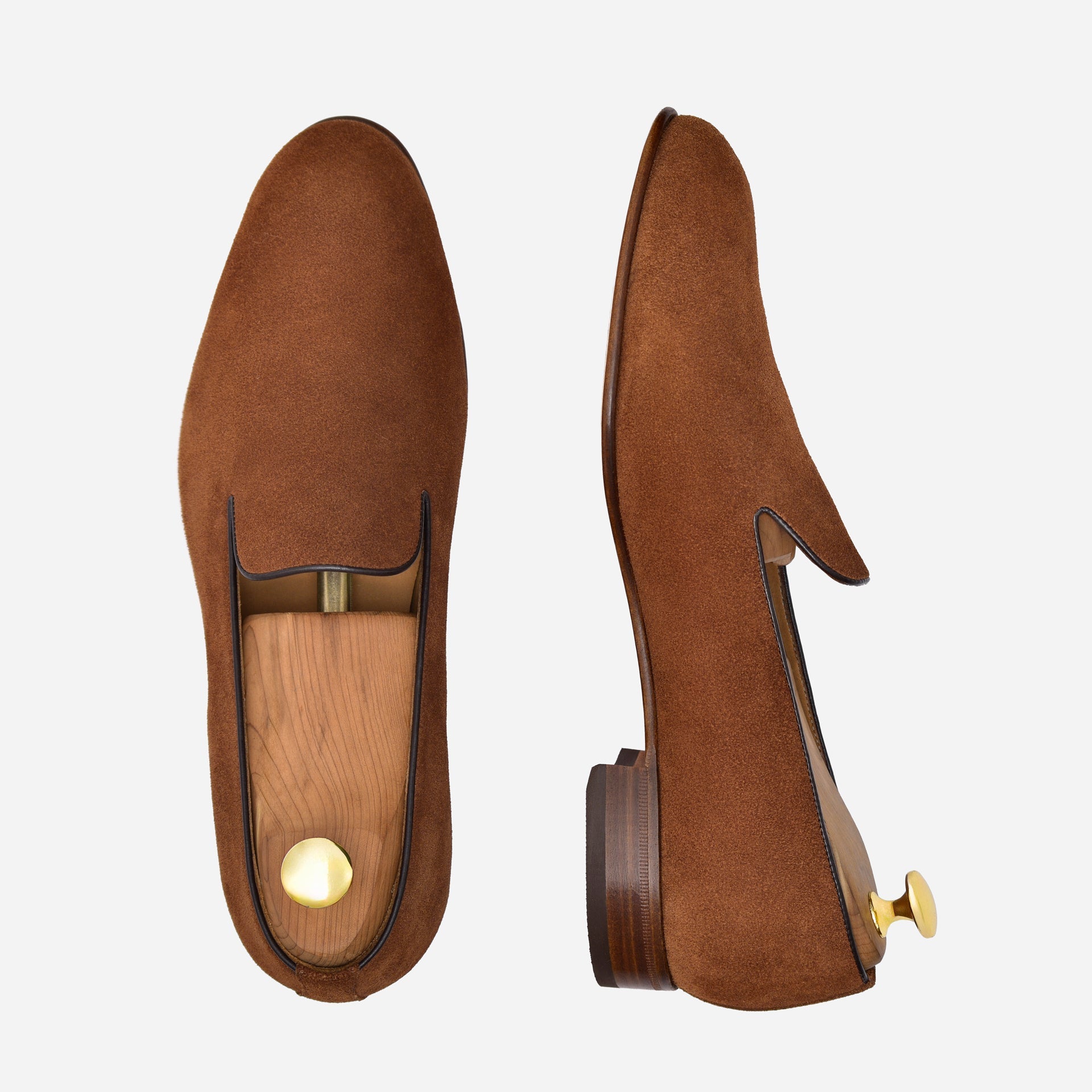Men’s Langford Wholecut Suede Loafers