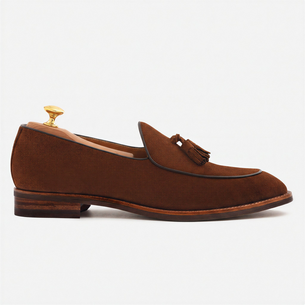 Perry Men’s Belgian Loafers in Water-Repellent Suede