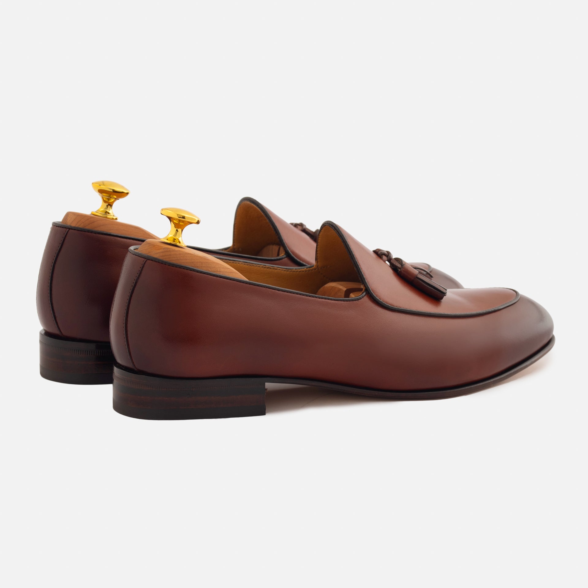 Perry Men's Belgian Loafer in Premium Full-Grain Leather