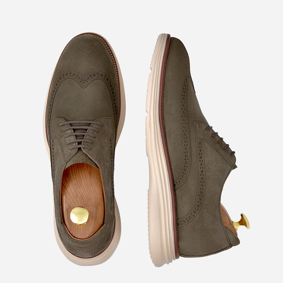 Redford Brogue Derbies - Suede - Men´s