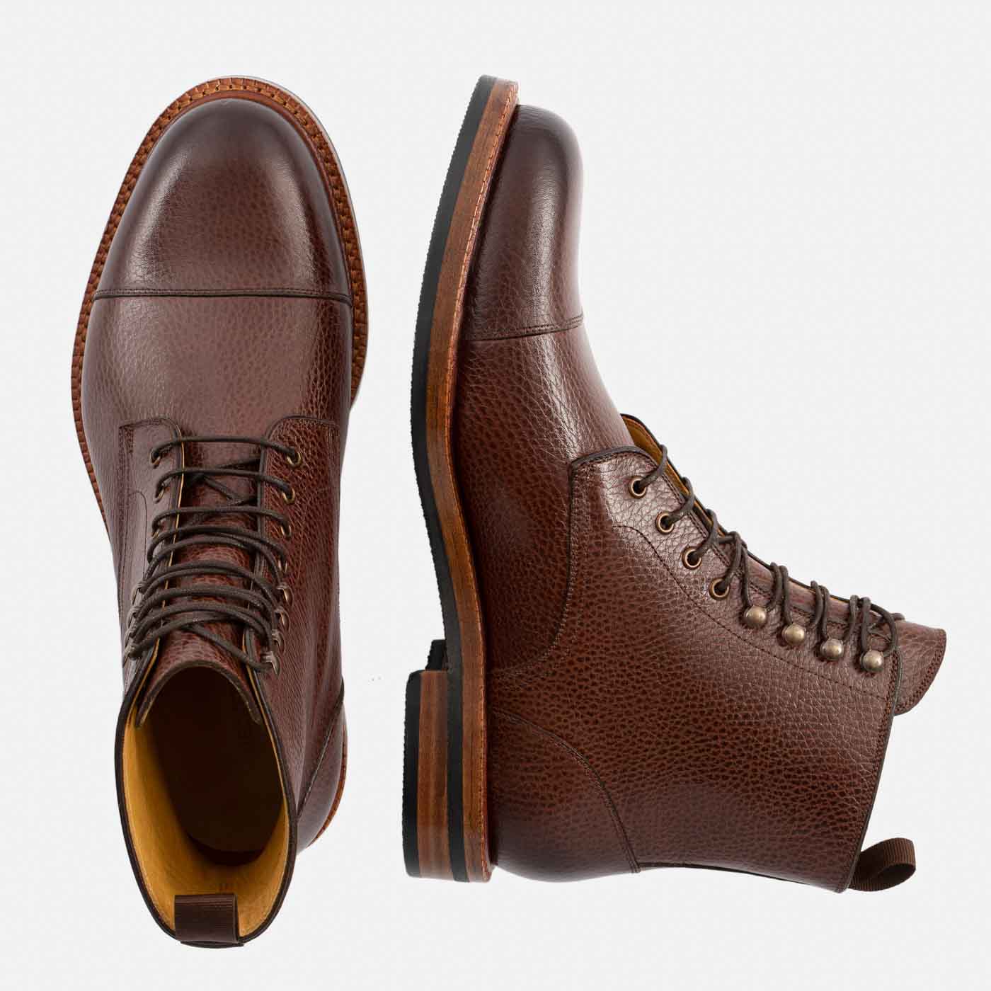 Men's Dowler Boots - Pebbled Leather Formansi