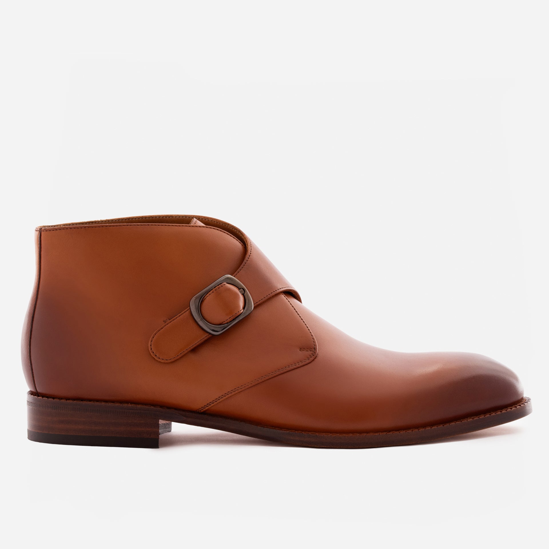 Men’s Gregory Buckle Boots in Premium Full-Grain Leather