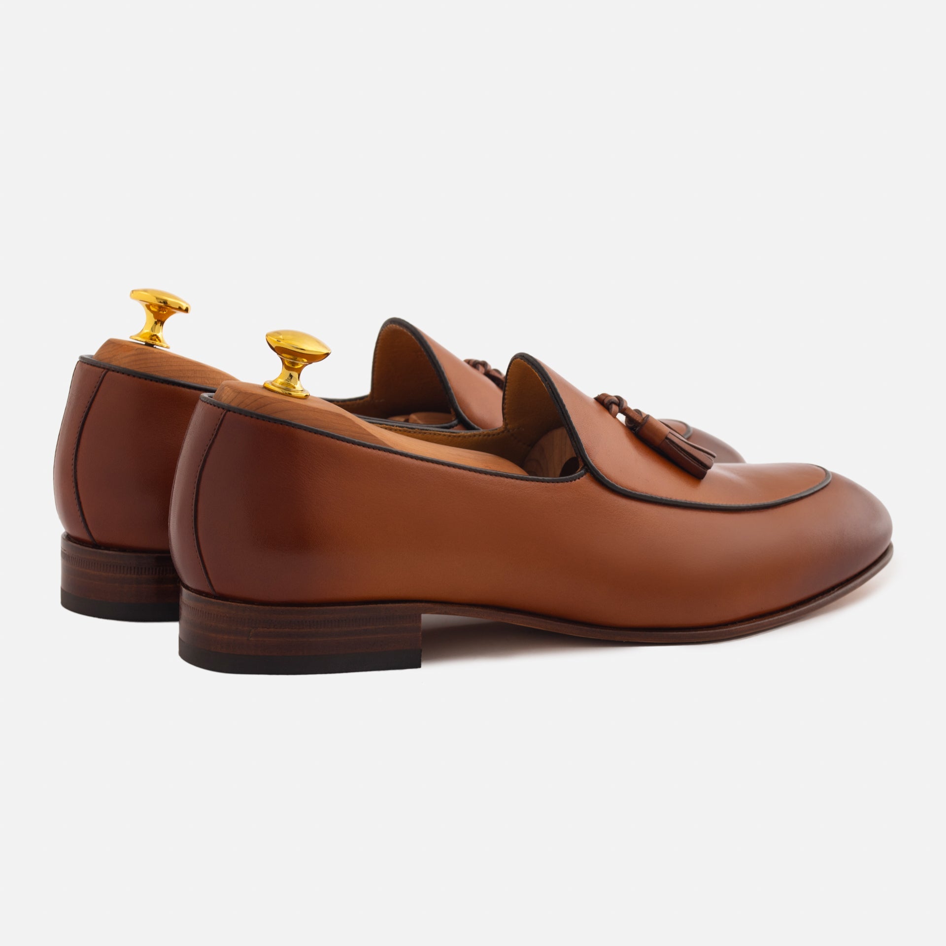 Perry Men's Belgian Loafer in Premium Full-Grain Leather