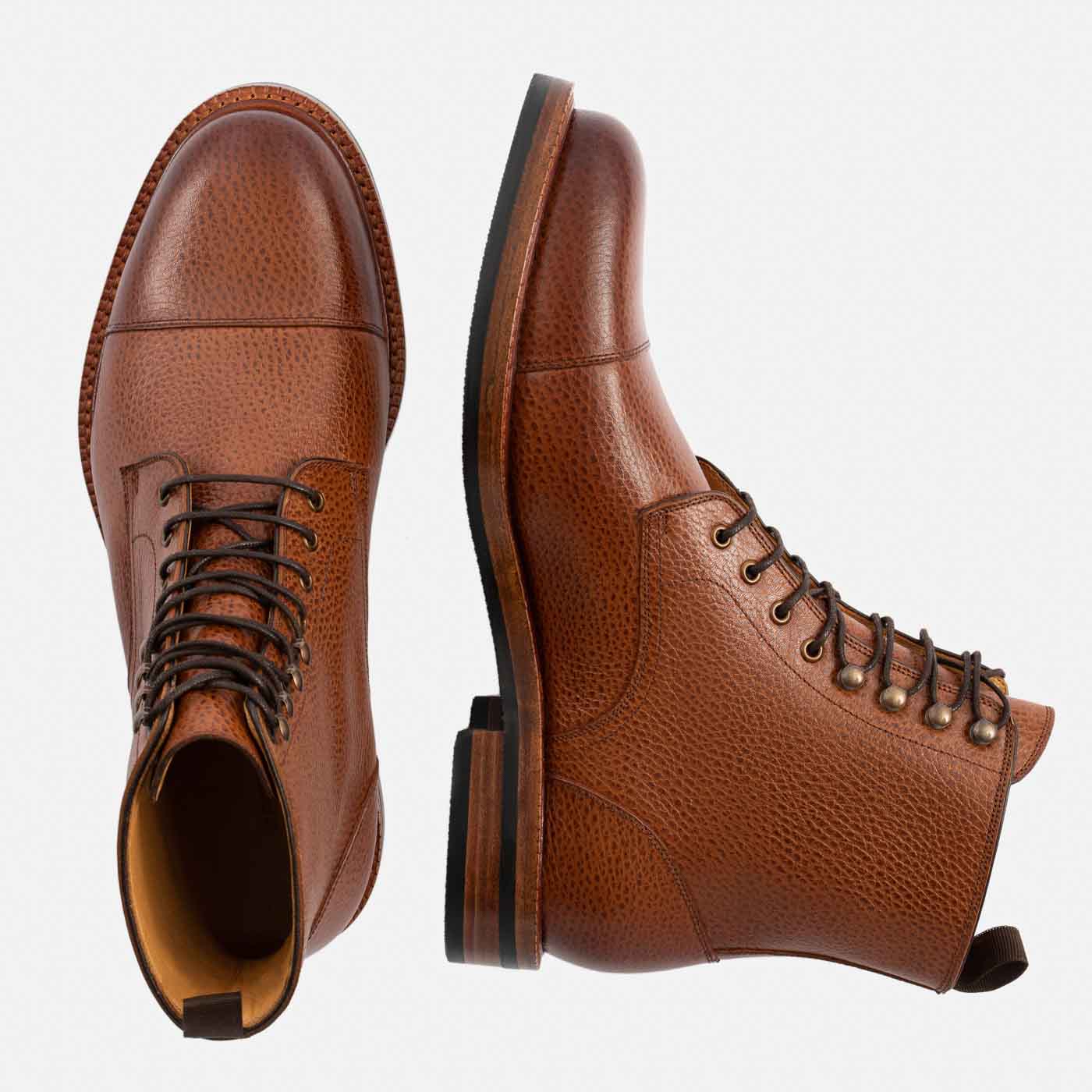 Men's Dowler Boots - Pebbled Leather Formansi
