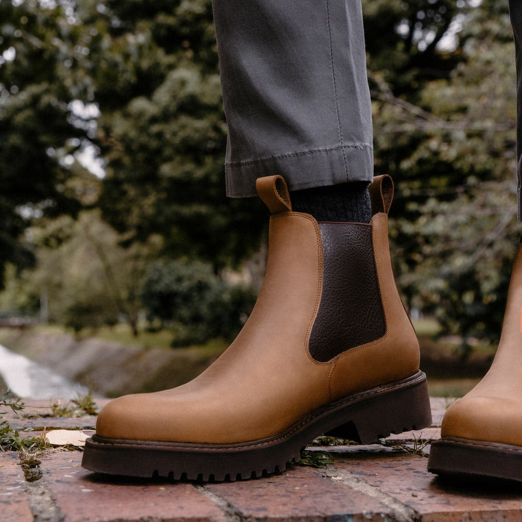 Men's Silva Pull-Up Leather Boots
